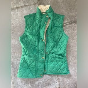 Green Barbour vest size 4